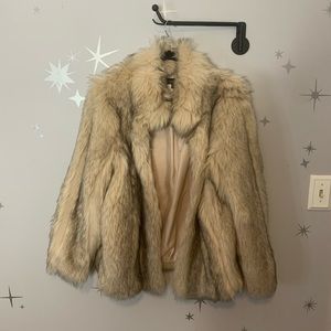 Topshop faux fur coat
